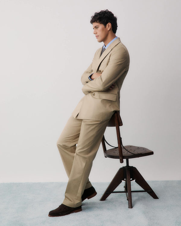 Dartmouth Brown Suede Penny Loafers