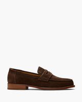 Dartmouth Brown Suede Penny Loafers