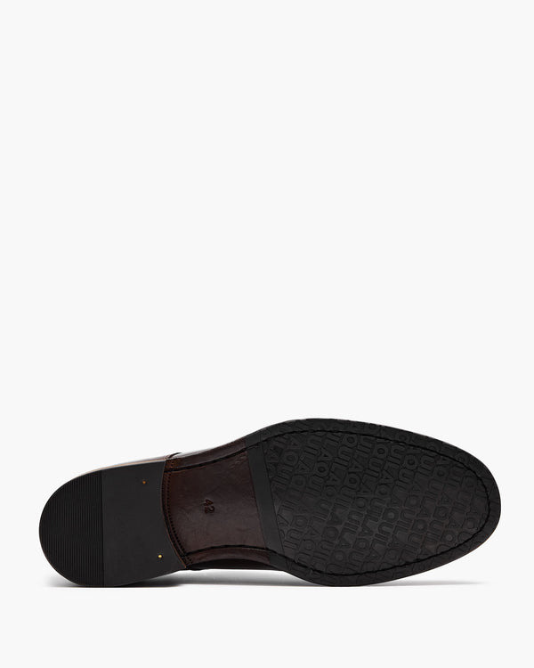 Davis Brown Monk Strap Shoes