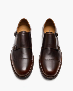 Davis Brown Monk Strap Shoes
