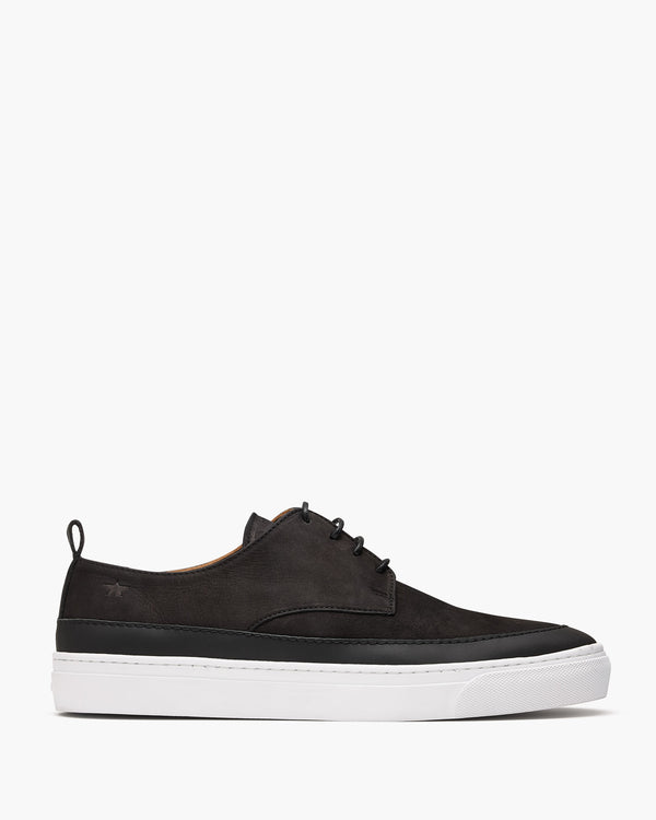 Deco 2.0 Black Nubuck Derby Shoes