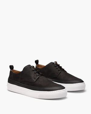 Deco 2.0 Black Nubuck Derby Shoes