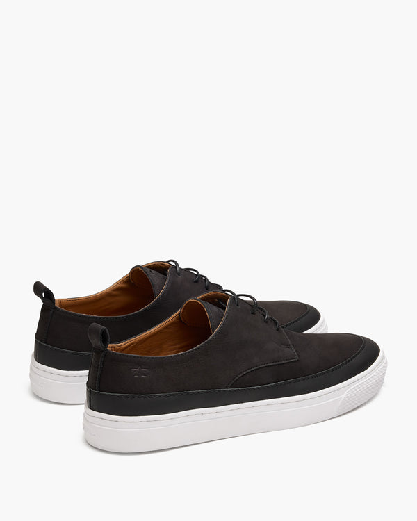 Deco 2.0 Black Nubuck Derby Shoes