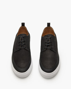 Deco 2.0 Black Nubuck Derby Shoes