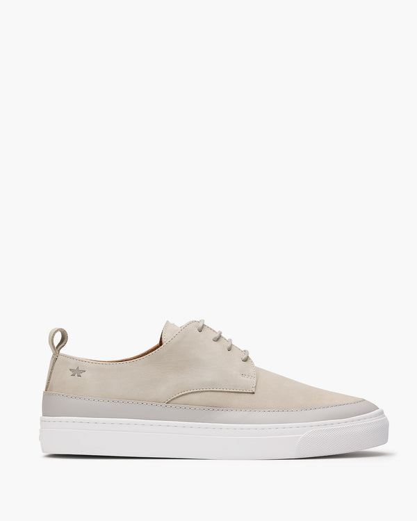Deco 2.0 Light Grey Nubuck Derby Shoes