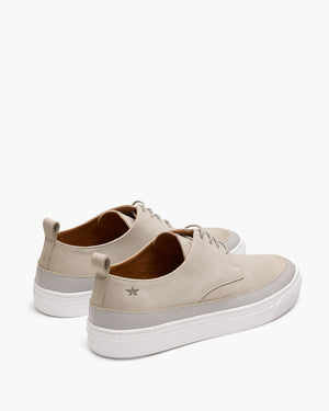 Deco 2.0 Light Grey Nubuck Derby Shoes