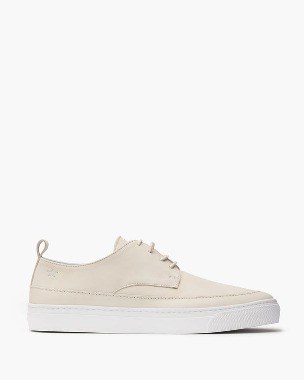 Deco 2.0 Off-White Nubuck Derby Shoes