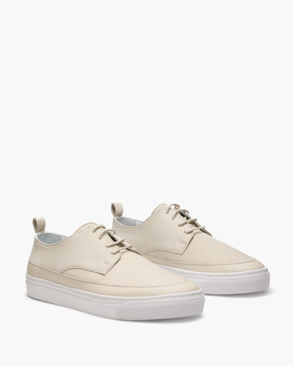 Deco 2.0 Off-White Nubuck Derby Shoes