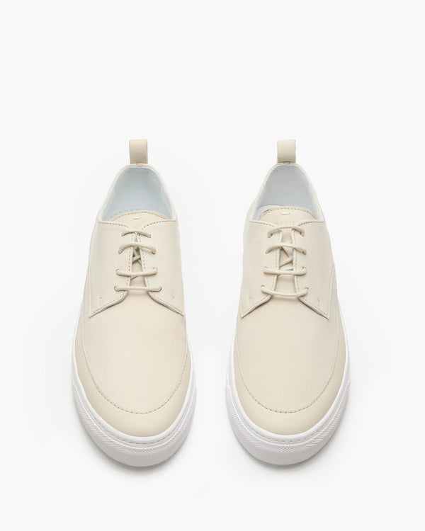 Deco 2.0 Off-White Nubuck Derby Shoes