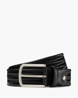 Devon Black Woven Belt