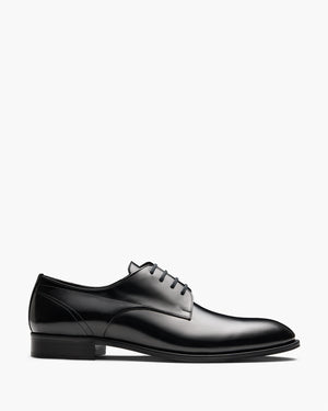Dyer Hi-Shine Black Derby Shoes