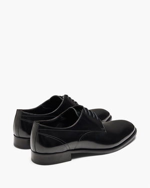Dyer Hi-Shine Black Derby Shoes