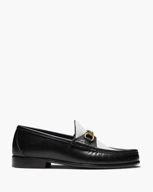 Elgin Black Penny Loafers
