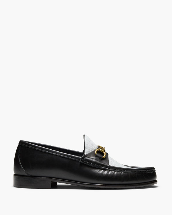 Elgin Black Penny Loafers