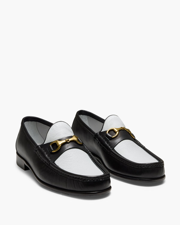 Elgin Black Penny Loafers
