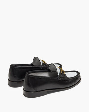 Elgin Black Penny Loafers