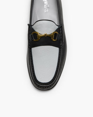Elgin Black Penny Loafers