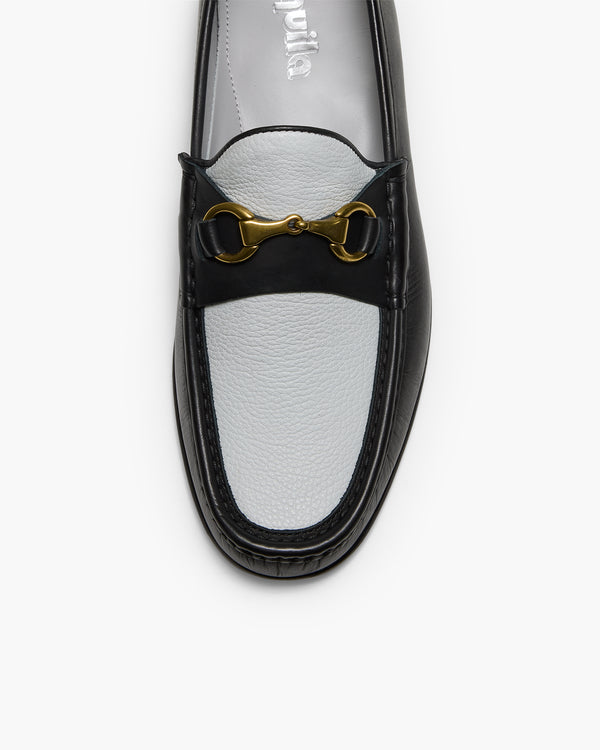 Elgin Black Penny Loafers