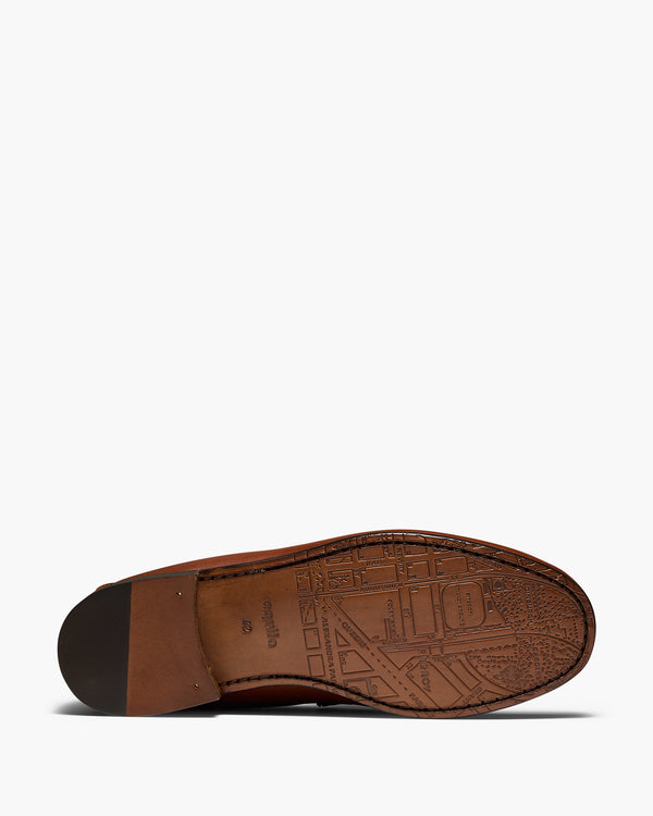 Elgin Maroon Penny Loafers