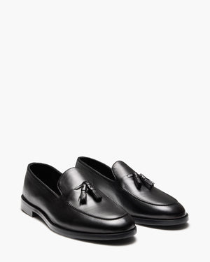 Elias Black Tassel Loafers