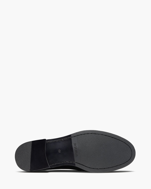 Elias Black Tassel Loafers