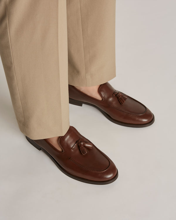 Elias Brandy Tassel Loafers