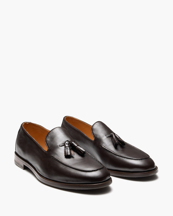 Elias Brown Tassel Loafers