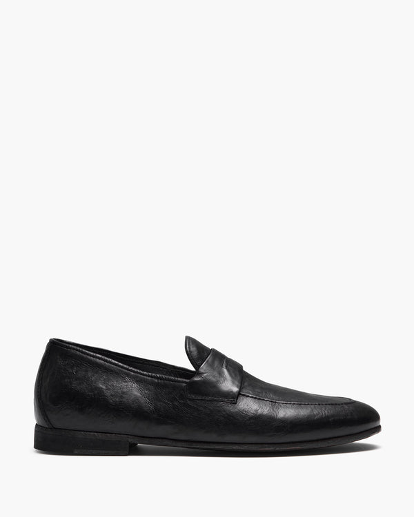 Ellis Black Penny Loafers