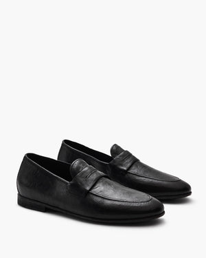 Ellis Black Penny Loafers
