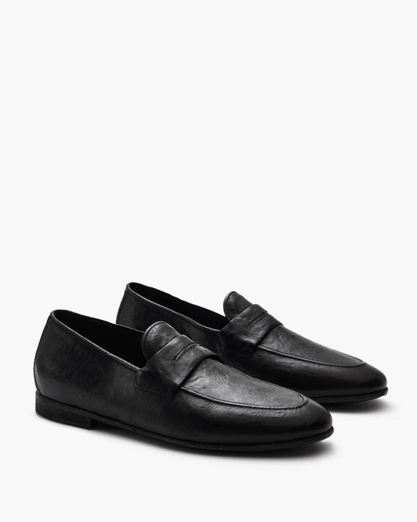 Ellis Black Penny Loafers
