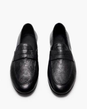 Ellis Black Penny Loafers
