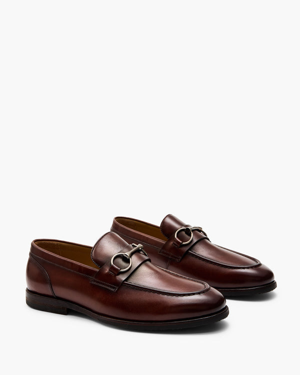 Elton Brandy Horsebit Loafers