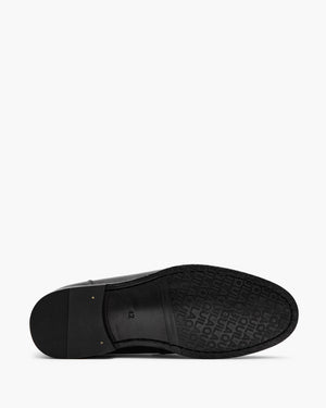 Elton Black Penny Loafers