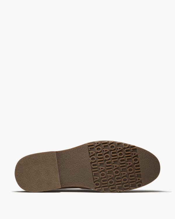 Emilio Taupe Suede Penny Loafers