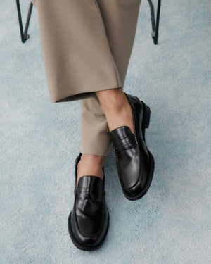 Empire Burgundy Penny Loafers