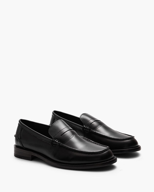 Empire Black Penny Loafers
