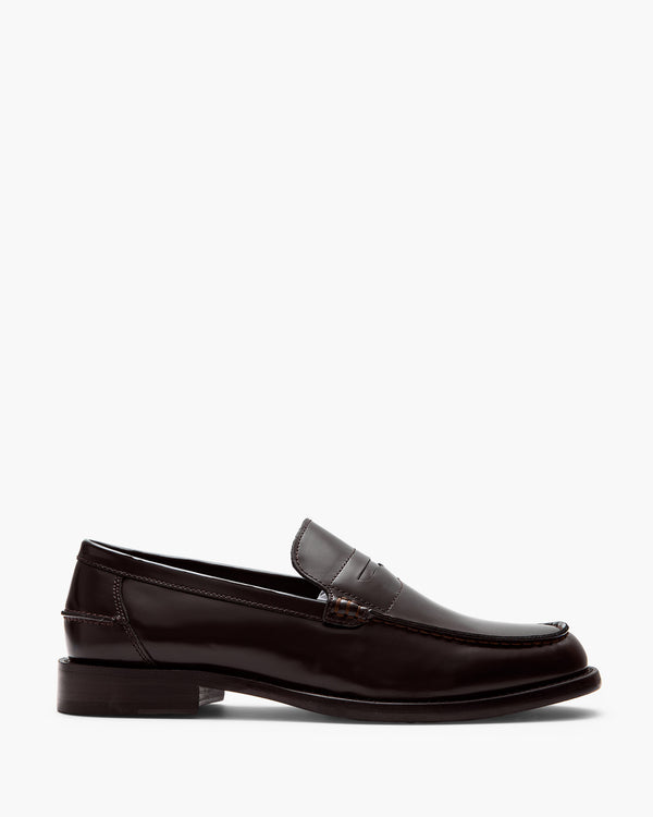 Empire Burgundy Penny Loafers