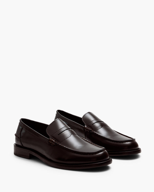 Empire Burgundy Penny Loafers