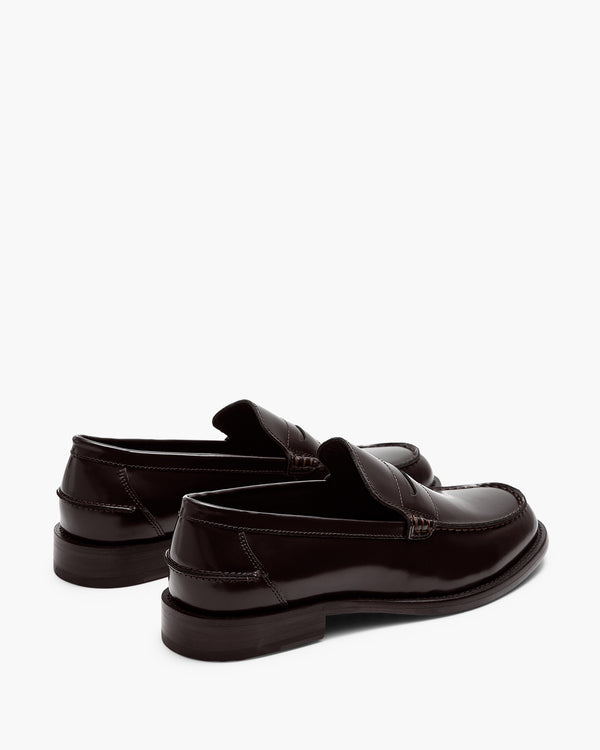 Empire Burgundy Penny Loafers