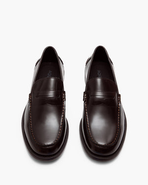 Empire Burgundy Penny Loafers