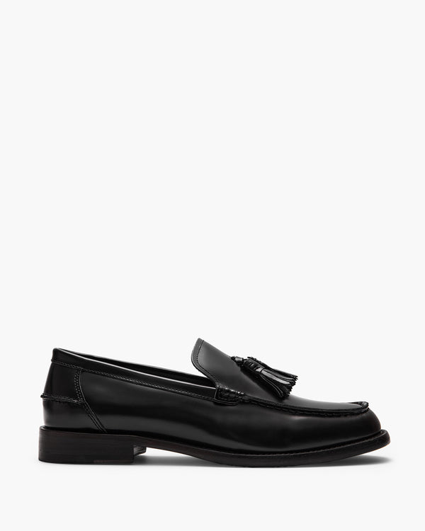 Empire Black Tassel Loafers