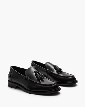 Empire Black Tassel Loafers