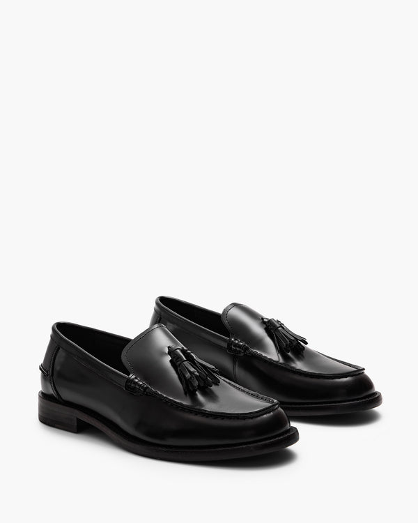 Empire Black Tassel Loafers