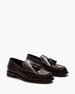 Empire Burgundy Tassel Loafers