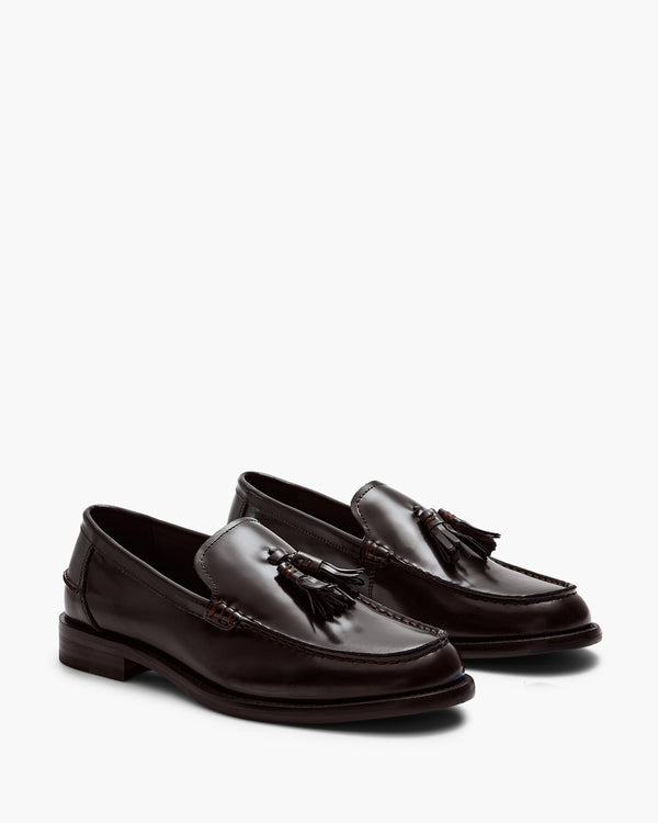 Empire Burgundy Tassel Loafers