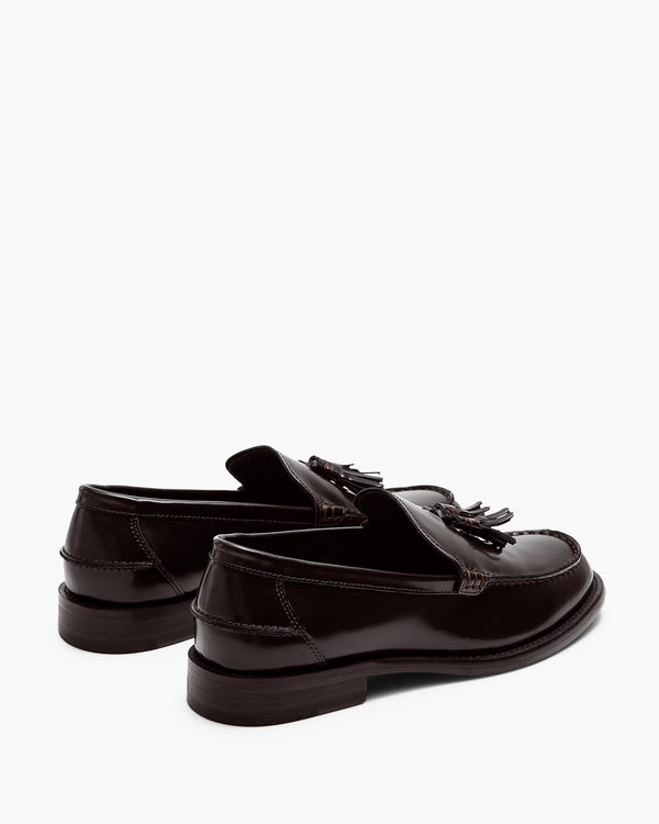 Empire Burgundy Tassel Loafers