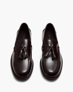 Empire Burgundy Tassel Loafers