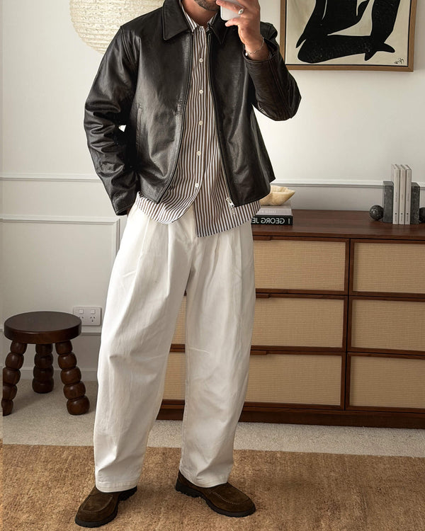 Ezra Brown Suede Penny Loafers