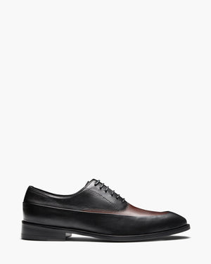 Fulton Black/Brown Oxford Shoes