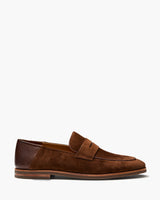 Giacomo Brown Suede Loafers